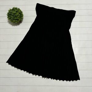 Adiva Black Knit Long Modest Midi Length Sweater Skirt Black Women’s‎ Size XL